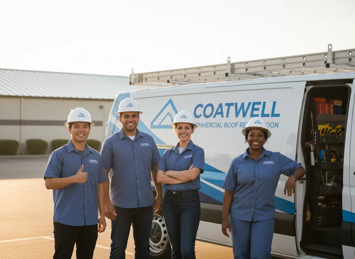 Commercial roof coating company in Hesston, KS